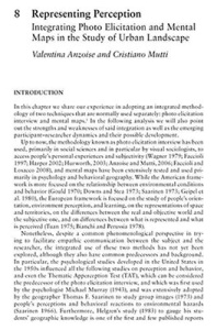 Anzoise, Mutti, Integrating Photo Elicitation and Mental Maps in the Study of Urban Landscapes